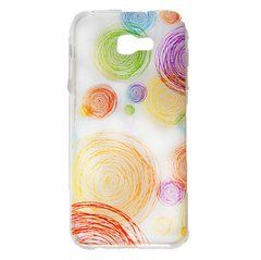 Чехол силиконовый Florence Samsung A720 A7 (2017) с рисунком круги 13403 фото