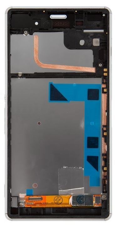 Дисплей Sony D6603, D6643 Xperia Z3 и рамкой белый 00979 фото