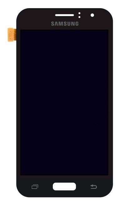 Дисплей для Samsung J120 Galaxy J1 (2016) черный TFT копия с регулировкой яркости 12645 фото
