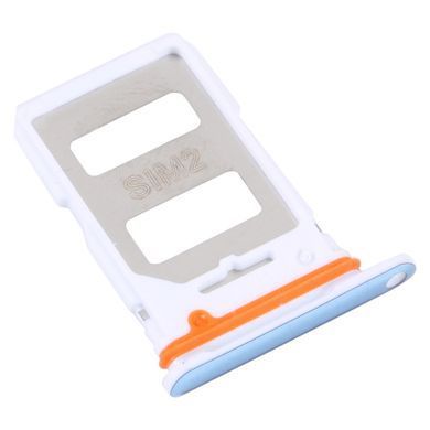 Держатель Sim-карты Xiaomi 12T, Xiaomi 12T Pro, Redmi K50 Ultra голубой, на две Sim карты 31704 фото