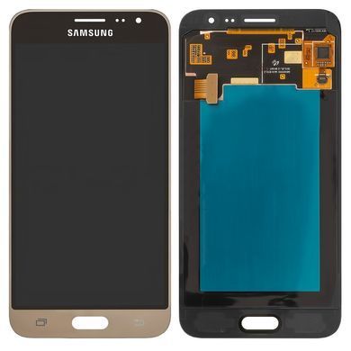 Дисплей для Samsung J320 Galaxy J3 2016 золотой (GH97-18414B) Оригинал 07067 фото