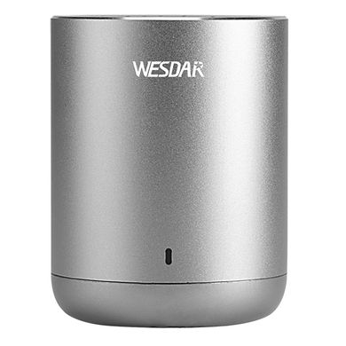 Портативная Bluetooth колонка WESDAR K23 серебренная 13811 фото