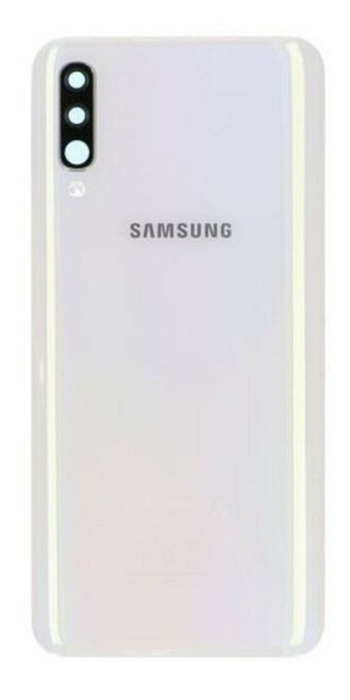 Задняя крышка для Samsung A505 Galaxy A50 2019 белая, со стеклом камеры, Оригинал Китай 22844 фото
