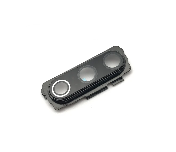 Скло камери для Xiaomi Mi 9 з рамкою чорне 02149 фото