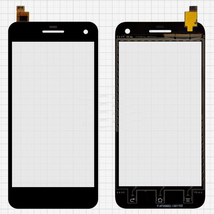 Сенсор (тачскрин) Gsmart Guru G1 черный 12627 фото