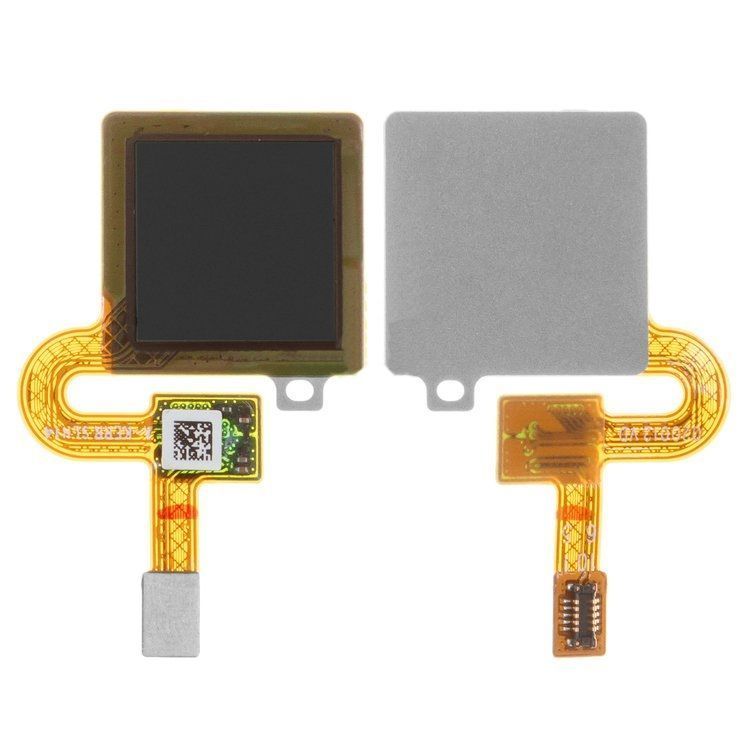 Шлейф для Xiaomi Redmi 5 Plus с сканером отпечатка пальца, черного цвета 11672 фото