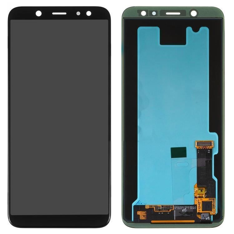 Дисплей для Samsung A600F Dual Galaxy A6 (2018) чорний OLED 15492 фото