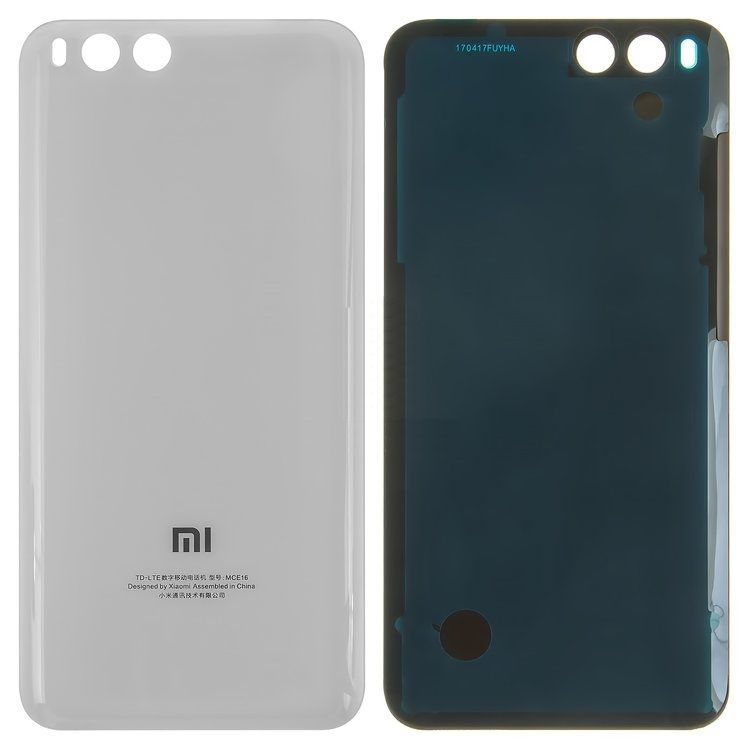 Задняя крышка для Xiaomi Mi6 белая 07804 фото