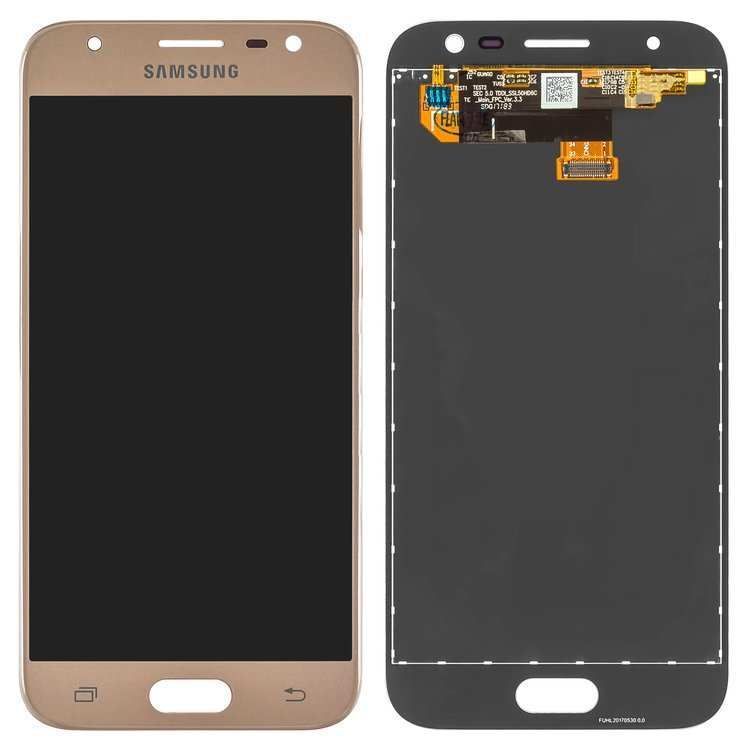Дисплей для Samsung J330 Galaxy J3 (2017) золотой TFT копия с регулировкой яркости 13664 фото