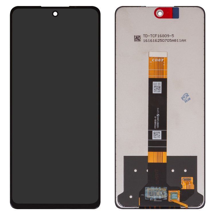 Дисплей для TCL 50 Pro NxtPaper T803E, T803D черный 32053 фото
