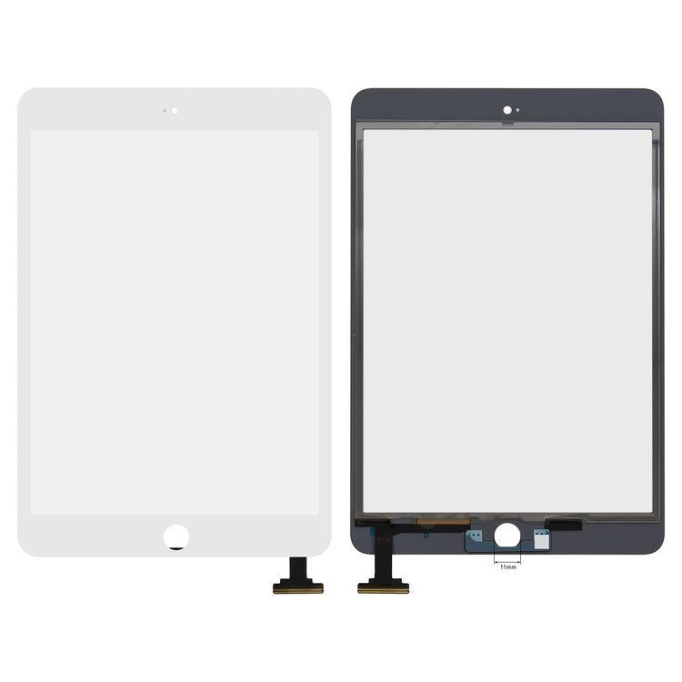 Сенсор (тачскрин) Apple iPad Mini 3 Retina A1599, A1600 белый 05222 фото