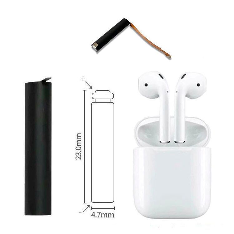 Аккумулятор для AirPods 1, AirPods 2 со шлейфом, 25mAh Оригинал Китай 30722 фото