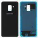 Задняя крышка для Samsung A530F Galaxy A8 (2018) черная 10859 фото