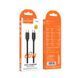 Кабель Hoco X115 Surpass fast charging Type-C to Type-C PD 60W 1м чорний 32659 фото 2