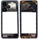 Рамка корпусу Infinix Hot 30i, Infinix Hot 30i NFC X669, X669C, X669D блакитна, Glacier Blue зі склом камери 33560 фото