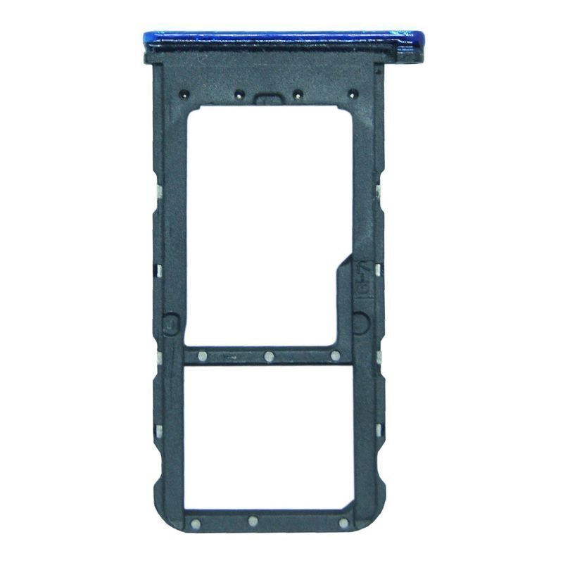 Держатель Sim-карты и карты памяти Huawei P Smart Plus (INE-LX1, INE-LX2) синий 12878 фото