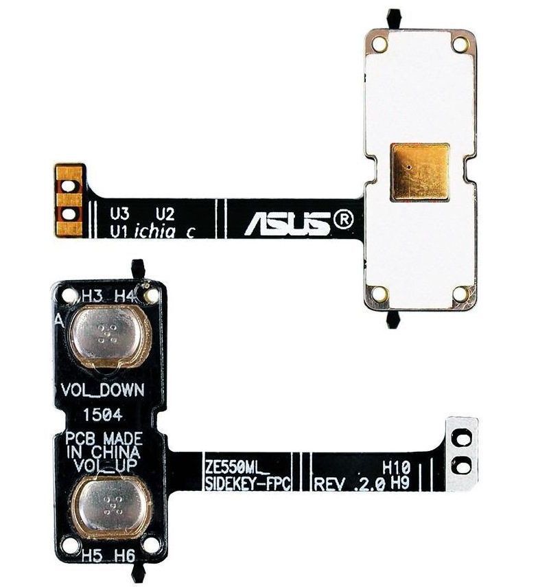 Шлейф для Asus ZenFone 2 (ZE550ML, ZE551ML) Z008D, Z00AD, Z00ADB з кнопками регулювання гучності 08090 фото
