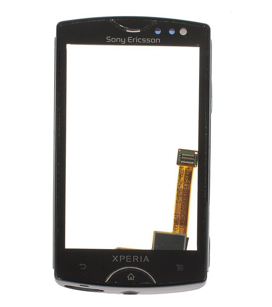 Сенсор (тачскрин) Sony Ericsson ST15i Xperia Mini и рамкой черный 00560 фото