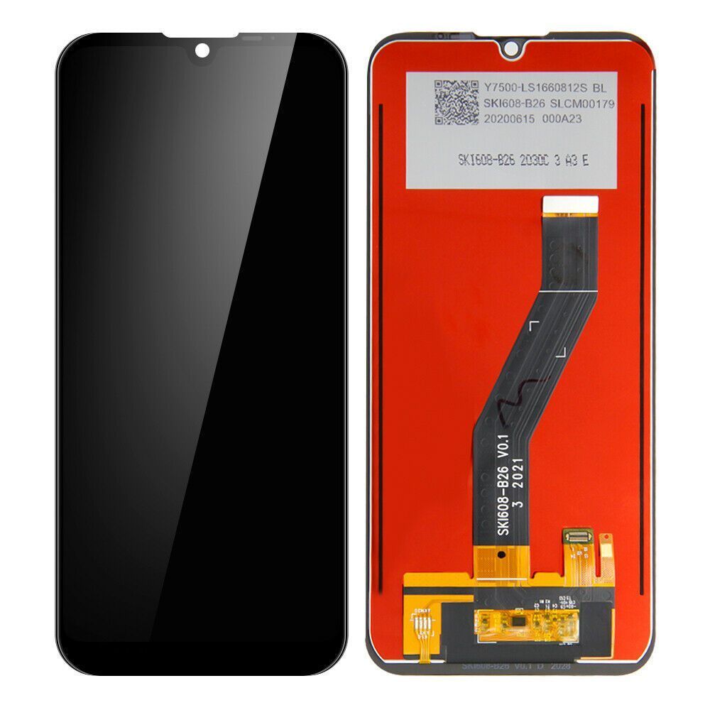 Дисплей для Motorola XT2053-1 Moto E6s 2020, XT2053-2, XT2053-3 чорний 19812 фото
