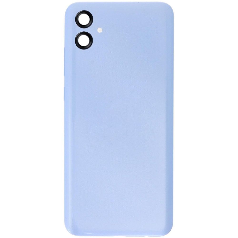 Задняя крышка для Samsung A042 Galaxy A04e голубая Light Blue со стеклом камеры 33326 фото