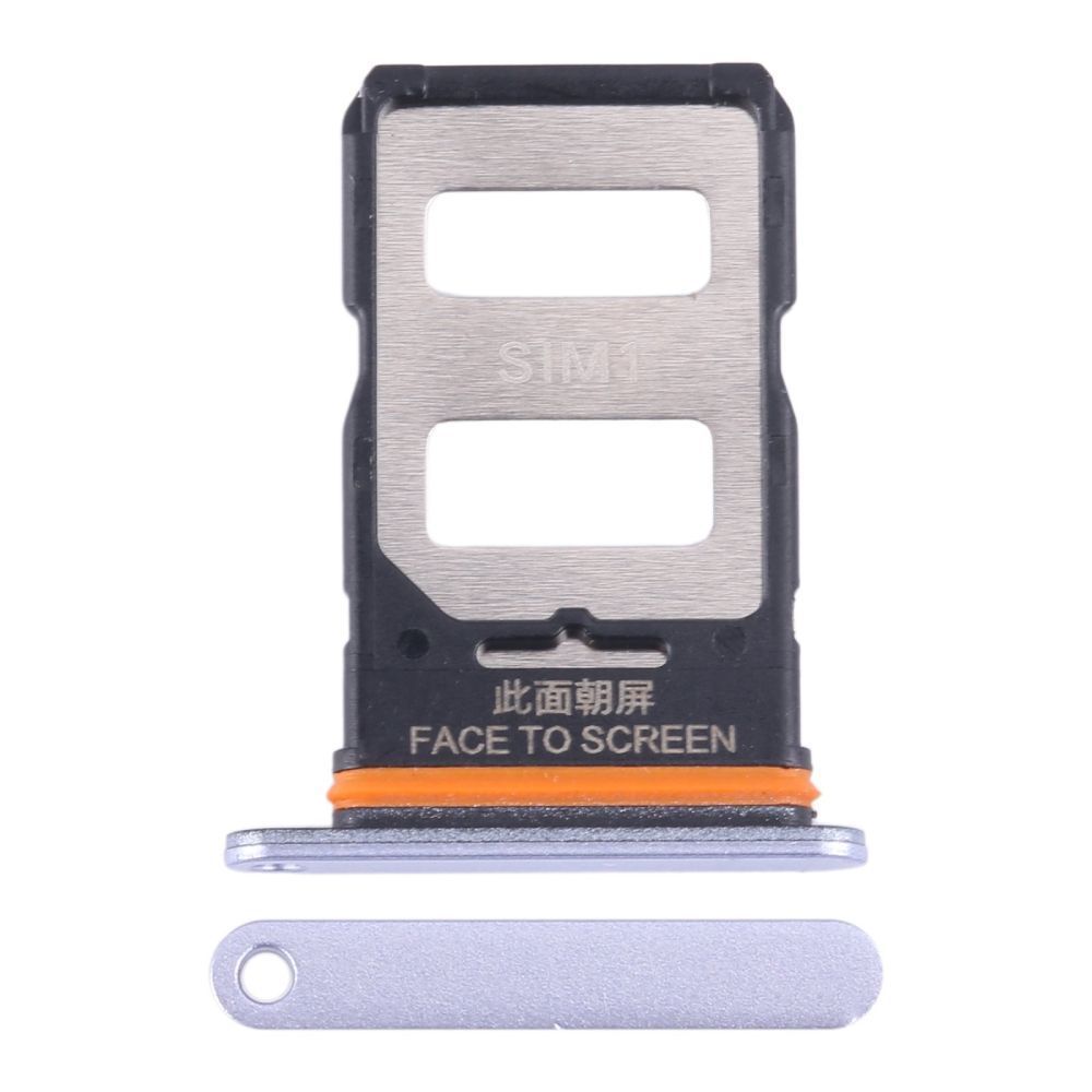 Держатель Sim-карты Xiaomi Redmi Note 13 Pro 5G, Poco X6 фиолетовый, на две Sim-карты 30378 фото
