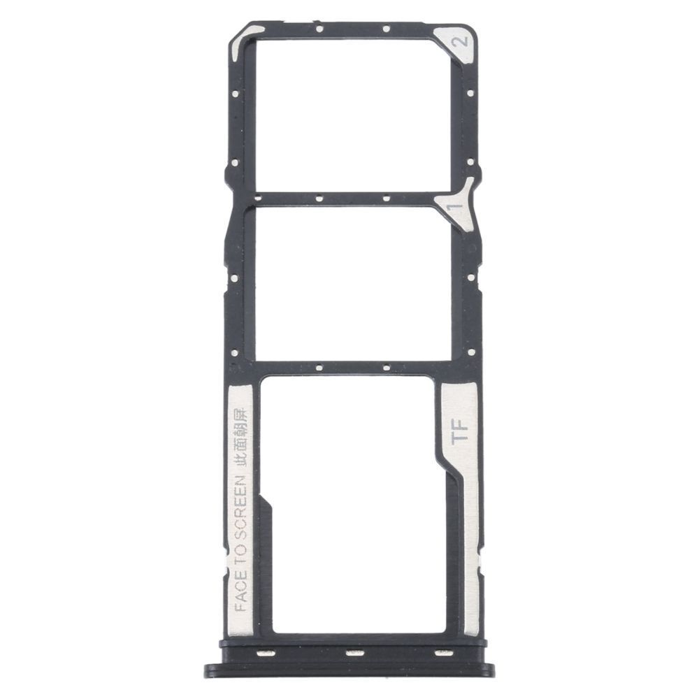 Держатель Sim-карты и карты памяти Xiaomi Redmi A1, Redmi A1 Plus черный 32068 фото