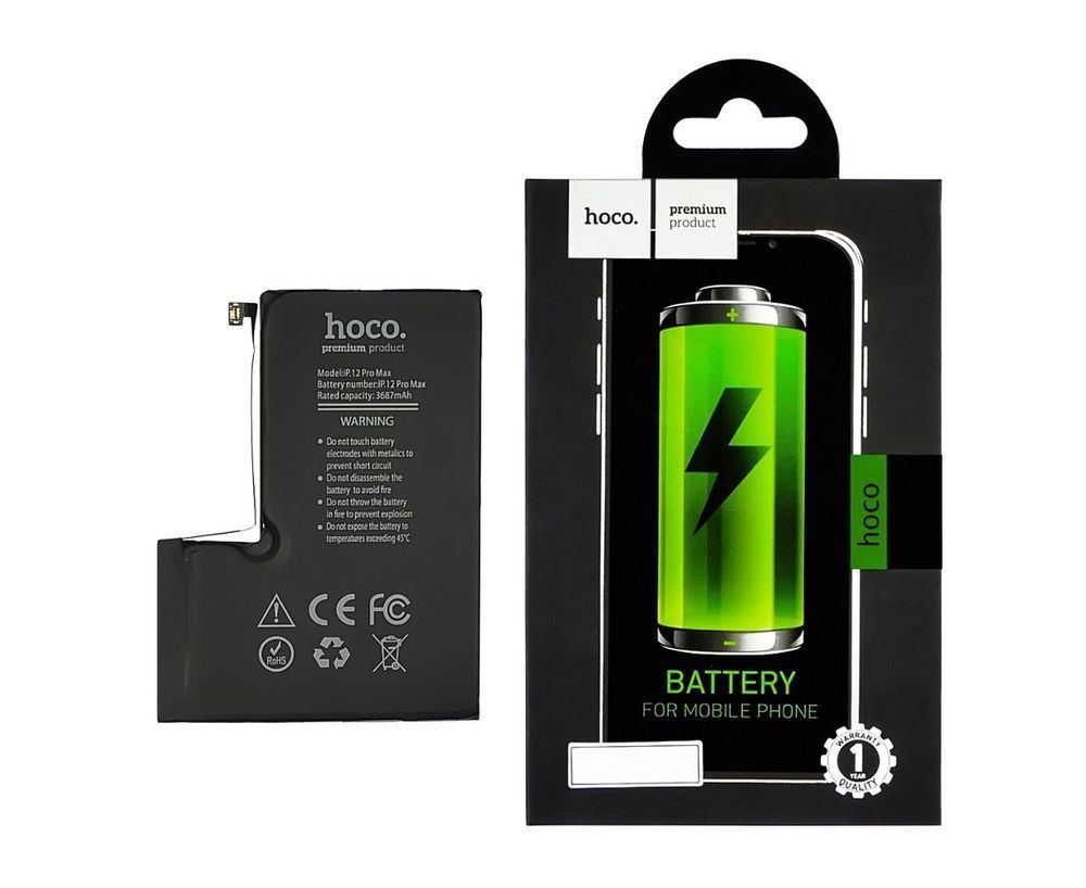Аккумулятор HOCO для Apple iPhone 12 Pro Max 3687 mAh 27556 фото