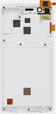 Дисплей для Fly FS451 Nimbus 1 с рамкой белый Оригинал Китай 05912 фото