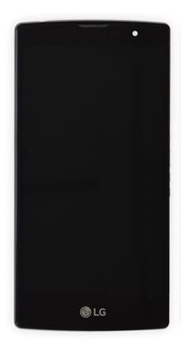 Дисплей для LG H500 Magna Y90, H502 Magna Y90 с рамкой черный 02951 фото