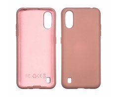 Чехол силиконовый Full Nano Silicone Case для Samsung A015 Galaxy A01 2020 песочно-розовый 26134 фото