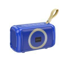 Портативна Bluetooth колонка Borofone BR17 синій 27910 фото
