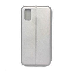 Чехол-книжка Premium Case под кожу Samsung A415F A41 (2020) серый 18102 фото