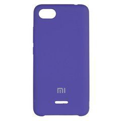 Чехол силиконовый Silicone Case для Xiaomi Redmi 6A Dark blue 14960 фото