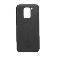 Чехол Magnet Xiaomi Redmi Note 9S,Note 9 Pro (2020) под кожу черный 17565 фото