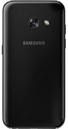 Задняя крышка для Samsung A320F Galaxy A3 (2017) черная 08356 фото