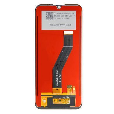 Дисплей для Motorola XT2053-1 Moto E6s 2020, XT2053-2, XT2053-3 чорний 19812 фото