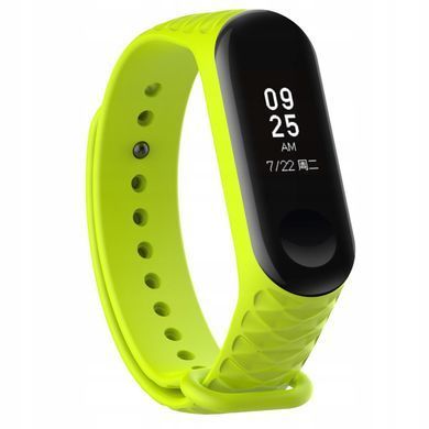 Ремешок Xiaomi для Mi Band 3, Mi Band 4 Fluted Салатовый 14097 фото