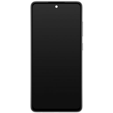 Дисплей для Samsung A525 Galaxy A52 2020 з рамкою чорний, з вузькими рамками сенсора OLED Хайкопія 30684 фото