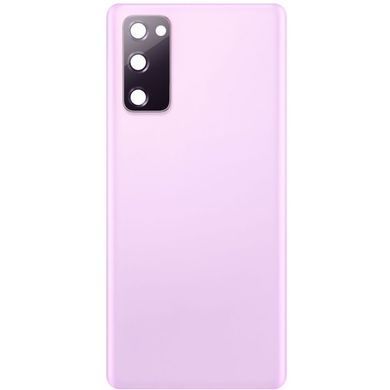 Задня кришка для Samsung G780 Galaxy S20 FE, G781 Galaxy S20 FE 5G фіолетова, Cloud Lavender зі склом камери 34028 фото
