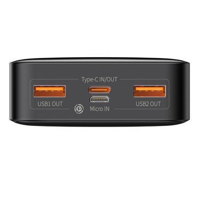 Внешний аккумулятор (Повербанк) Powerbank Baseus Bipow Digital Display 20000mAh 20W ( PPDML-M01 ) черный 26755 фото