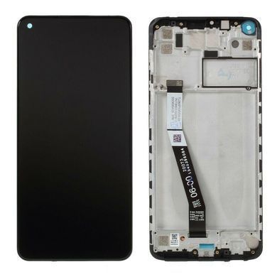 Дисплей для Xiaomi Redmi Note 9 4G с рамкой черный 19112 фото