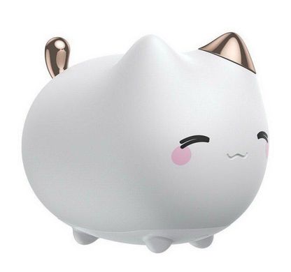 Ночник Baseus Cute Series Kitty Silicone Night Light белый 27581 фото