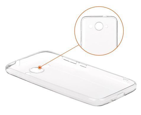 Чехол силиконовый для Huawei Y3 (2017) прозрачный 14205 фото