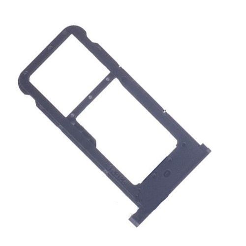 Держатель Sim-карты и карты памяти Huawei P Smart (FIG-LX1, FIG-LX2, FIG-LX3, FIG-LA1), Enjoy 7S черный 11614 фото