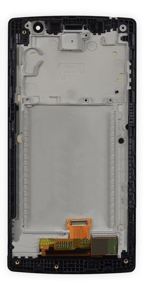 Дисплей для LG H500 Magna Y90, H502 Magna Y90 с рамкой черный 02951 фото