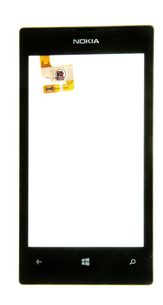 Сенсор (тачскрин) Nokia Lumia 520, Lumia 525 и рамкой черный 01631 фото