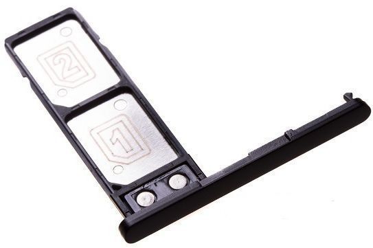 Держатель Sim-карты Sony H4311 Xperia L2 H4331 на две Sim-карты черный 22983 фото