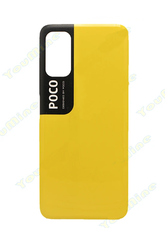 Задняя крышка для Xiaomi Poco M3 Pro, M3 Pro 5G желтая 05016 фото