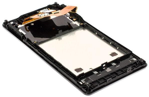 Дисплей Sony LT25i Xperia V и рамкой черный 01073 фото