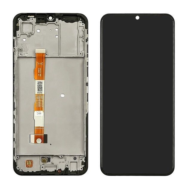Дисплей для Vivo Y21 2021 V2111, Y21e V2140 с рамкой черный 29248 фото